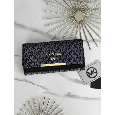 Гаманець Michael Kors великий подвійний Мішель Корс жіночий чорний Гаманець Michael Kors великий подвійний Мішель Корс жіночий чорний