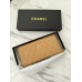 Женский кошелек Chanel бежевый с комплектацией большой Шанель