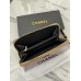 Женский кошелек Chanel бежевый с комплектацией большой Шанель