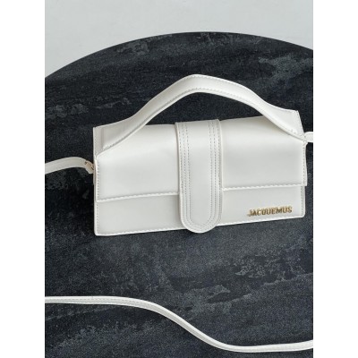 Жіноча сумка Jacquemus Le Grand Bambino білий крос боді Жакмюс