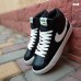 Nike Blazer Mid чорні на білій, Розмір 43