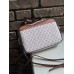 Сумка женская Michael Kors Jet Set Large Logo Bag Ivory пудрово - коричневый Мишель Корс через плечо