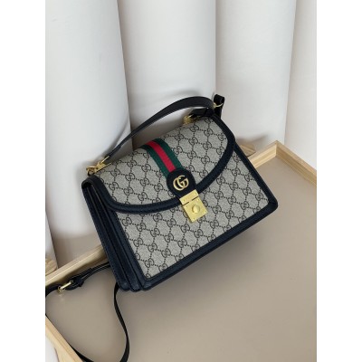 Сумка жіноча Gucci Ophidia Small Top Handle Bag чорно-сірий через плече Гуччі Сумка жіноча Gucci Ophidia Small Top Handle Bag чорно-сірий через плече Гуччі
