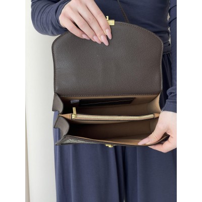 Сумка жіноча Gucci Ophidia Small Top Handle Bag коричнево-сірий через плече Гуччі