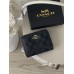 Гаманець жіночий Coach чорний міні Коуч