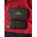 Жіночий гаманець Coach Quilted Leather Zip Around Long Walle чорний Коуч великий