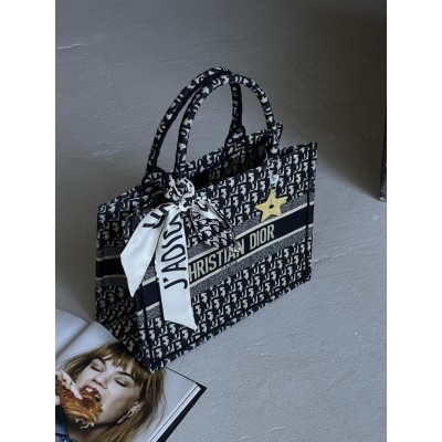 Сумка шопер Крістіан Діор шоппер текстиль Dior Large size чорний Сумка шопер Крістіан Діор шоппер текстиль Dior Large size чорний