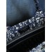 Сумка шопер Крістіан Діор текстиль шоппер Dior Large size синій