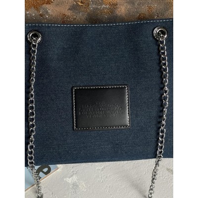 Сумка женская Марк Джейкобс темно-синий Marc Jacobs  Bag Denim Small