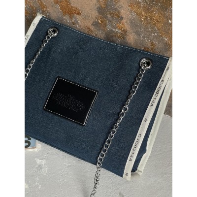Сумка женская Марк Джейкобс темно-синий Marc Jacobs  Bag Denim Small