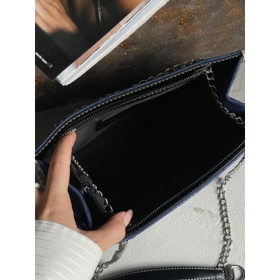 Сумка женская Марк Джейкобс синий Marc Jacobs  Bag Denim Small