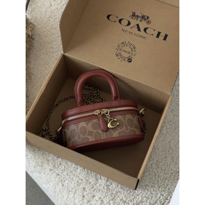 Жіноча сумка Coach Trail Crossbody 17 бежевий через плече Коуч Жіноча сумка Coach Trail Crossbody 17 бежевий через плече Коуч