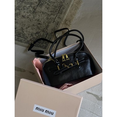 Сумка жіноча Miu Miu Aventure Nappa mini чорний крос боді Міу Міу Сумка жіноча Miu Miu Aventure Nappa mini чорний крос боді Міу Міу
