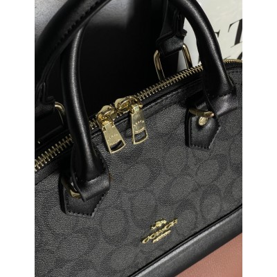 Сумка жіноча Coach Mini Sierra Satchel чорний через плече Коуч