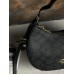 Жіноча сумка багет Coach Kleo чорний через плече Коуч