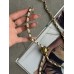 Сумка женская клатч через плечо Chanel Classic Шанель светло-серый мини