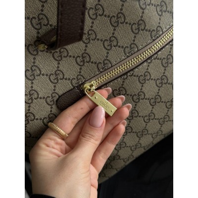 Сумка жіноча Гуччі сірий шопер Gucci на плечі шоппер