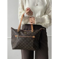 Сумка жіноча Луї Віттон шопер коричневий Louis Vuitton на плечі шоппер