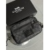 Чоловічі сумки Coach Academy Crossbody Signature Canvas через плече чорний Коуч