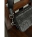 Чоловічі сумки Coach Academy Crossbody Signature Canvas через плече чорний Коуч