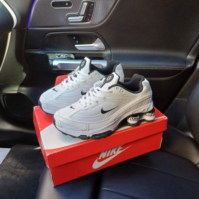 Nike Shox Ride 2 Supreme белые с черным, Размер 42