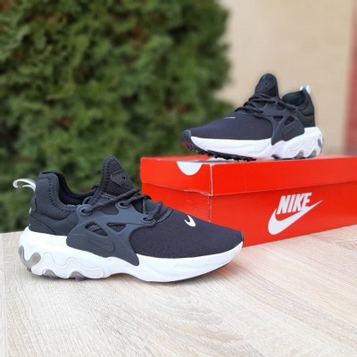 Nike React PRESTO черные на белом, Размер 39