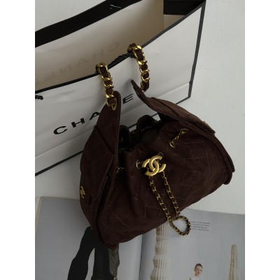 Сумка жіноча Chanel 25 Small Handbag Premium шоколадний замша Шанель торба Сумка жіноча Chanel 25 Small Handbag Premium шоколадний замша Шанель торба