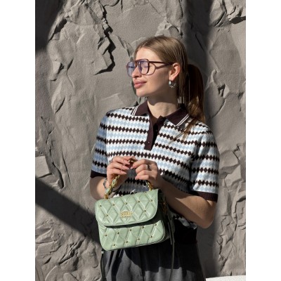 Сумка женская Guess Triana Flap Shoulder зеленый через плече Гесс Триана