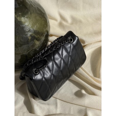 Жіноча сумка Coach Tabby Shoulder Bag 26 срібло чорний через плече Коуч