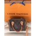 Жіноча сумка Louis Vuitton Nano Speedy mini барильце коричневе через плече Луї Віттон