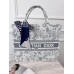 Сумка шоппер Крістіан Діор шоппер текстильний Large Book Tote Animal сірий