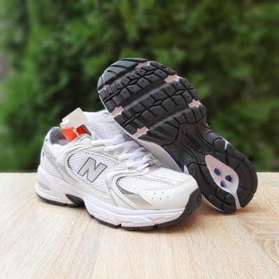 New Balance 530 білі з сріблом, Розмір 38