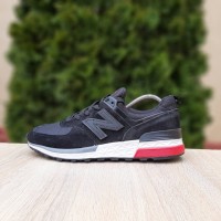 New Balance 574 Чорні з червоним, Розмір 42