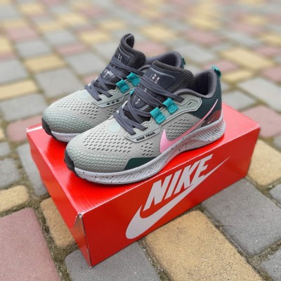 Nike Pegasus Trail Сірі з зеленим, Розмір 36