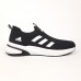 Adidas Slip-on Lite Flow тапкие мокасины слипоны черные с белым, Размер 41