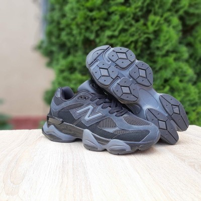 New Balance 9060 черные с серым, Размер 44