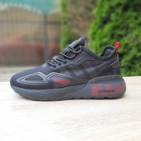 Adidas ZX 2k Черные с красным, Размер 40