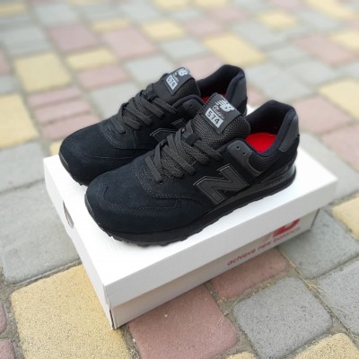 New Balance 574 Чорні, Розмір 44