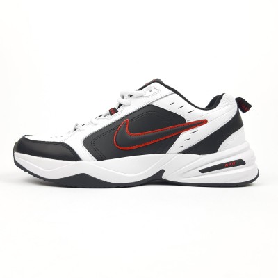 Nike AIR Monarch білі з чорним та червоним шкіра Великани, Розмір 38