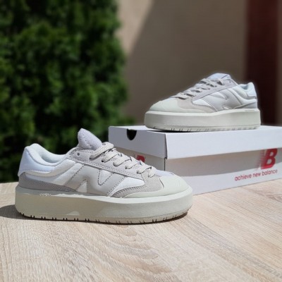 New Balance CT302 светло-бежевые с серым, Размер 36