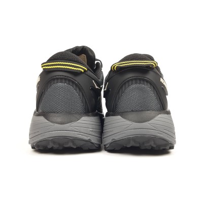 HOKA Mafate Speed 2 черные с белым на серой, Размер 46