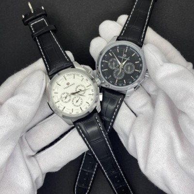 Forsining 6625 Silver-White Leather