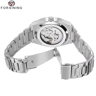 Forsining 8264 Silver-Black