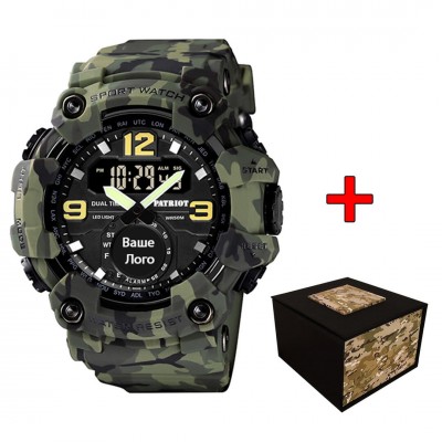 Patriot 004CMGR Ваше лого Зелений камуфляж + Коробка Patriot 004CMGR Ваше лого Зелений камуфляж + Коробка