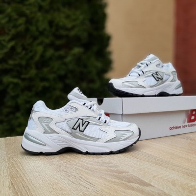 New Balance 725 білі з сірим та чорним, Розмір 39
