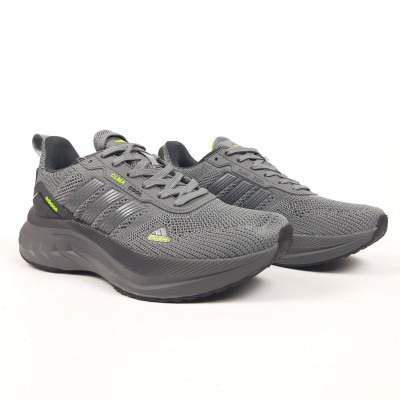 Adidas Climacool темно серые с салатовым, Размер 44