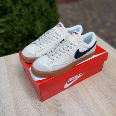 Nike blazer low бежеві на коричневій, Розмір 38