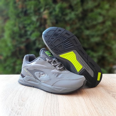 Puma rs-fast thermo сірі з салатовим, Розмір 43