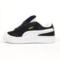 Puma Suede XL Crush Preserves черные на белом, Размер 36