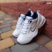 Nike Air Monarch белые с синим, Размер 40